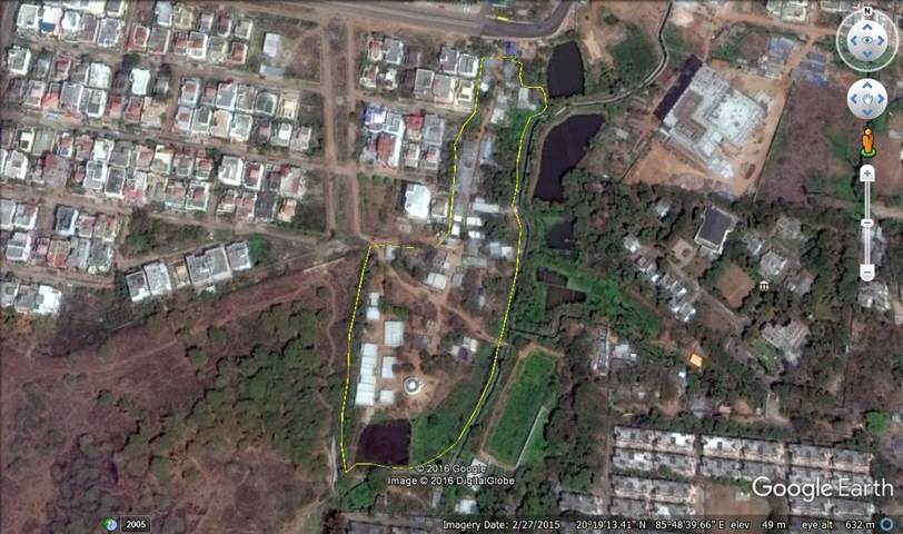 Satellite map from India